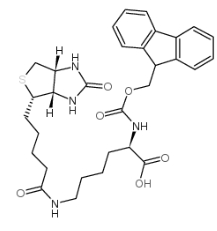 110990-09-5          N-芴甲氧羰基-N＇-生物素-L-賴氨酸	FMOC-D-LYS(BIOTIN)-OH	