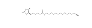 1951424-89-7；Desthiobiotin-PEG4-propargyl；脫硫生物素-四聚乙二醇-丙炔基	