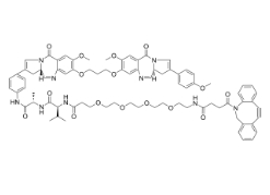 CAS:2241644-09-5，DBCO-PEG4-VA-SG3132，二苯基環(huán)辛炔-四聚乙二醇-VA-SG3132