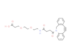 CAS號：2353410-00-9，DBCO-PEG12-acid， 二苯并環辛炔-PEG12-羧酸