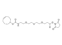 CAS：2141981-88-4，TCO-PEG3-NHS ester，反式環(huán)辛烯-三聚乙二醇-羥基琥珀酰亞胺酯