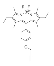 CAS號：1173281-82-7 ，BODIPY-X-Alkyne，氟化硼二吡咯-X-炔基