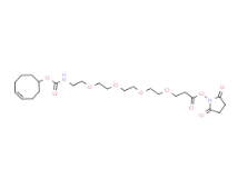 1613439-69-2，(4E)-TCO-PEG4-NHS ester； 反式環辛烯-四乙二醇-活性酯，