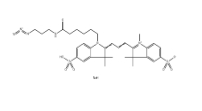 2055138-89-9，Sulfo-Cyanine5.5 azide,水溶Cy5.5-N3		