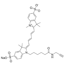 1617497-19-4，Sulfo-Cyanine5 alkyne，Sulfo-Cy5 alkyne，磺酸基-Cy5 炔烴	