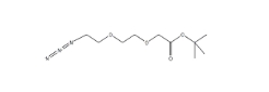 cas:251564-45-1，Azido-PEG2-CH2CO2-tBu，氨基-二聚乙二醇-乙酸叔丁酯