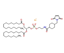 16:0 PE MCC，384832-87-5，1,2-二棕櫚酰基-sn-甘油-3-磷酸乙醇胺-N-[4-(對-馬來酰亞胺甲基)環己烷甲酰胺](鈉鹽)