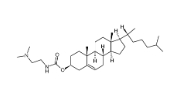 3β-[N-(N′,N′-Dimethylaminoethyl)carbamoyl]cholesterol，137056-72-5，3β-{N-[2-(二甲基氨基)乙基]氨基甲酰基}膽固醇